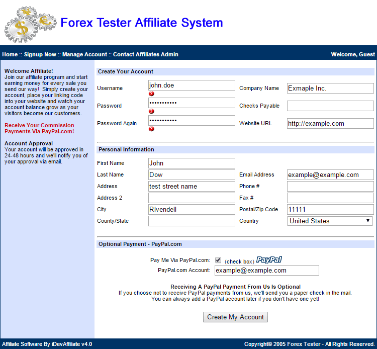 forex affiliate forum